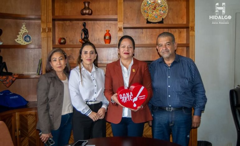 ​Jeovana Alcántar, se reunió con Eulalia García Pérez, Presidenta de la Fundación Donarte A.C.