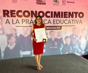 Maestra michoacana fortalece vínculo entre escuela y comunidad con este proyecto