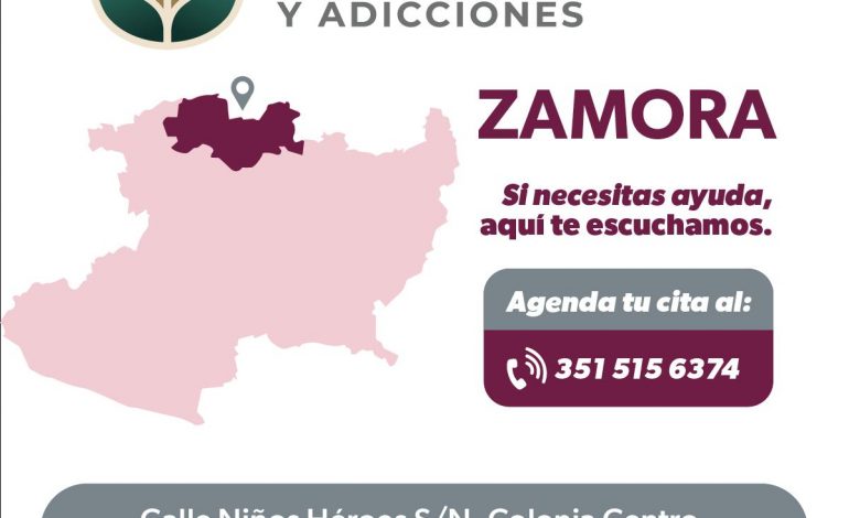 Centro de Salud Mental de Zamora ha brindado más de 18 mil consultas: SSM