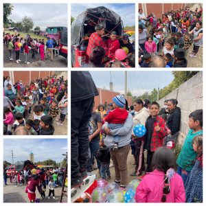 Bomberos Zitácuaro encienden la magia de Los Reyes Magos en comunidades alejadas.