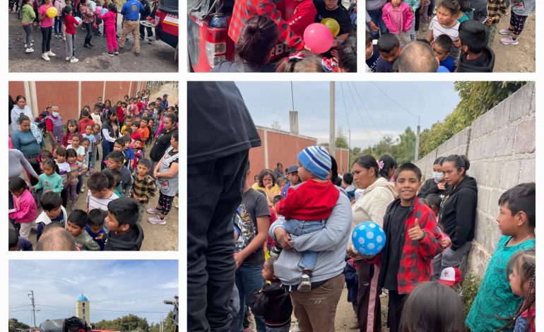 Bomberos Zitácuaro encienden la magia de Los Reyes Magos en comunidades alejadas.