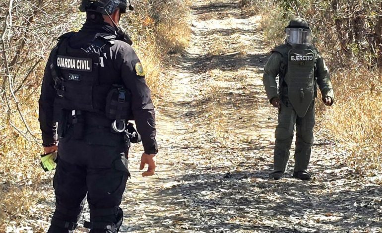 En Buenavista, agentes estatales y federales desactivan 2 artefactos explosivos