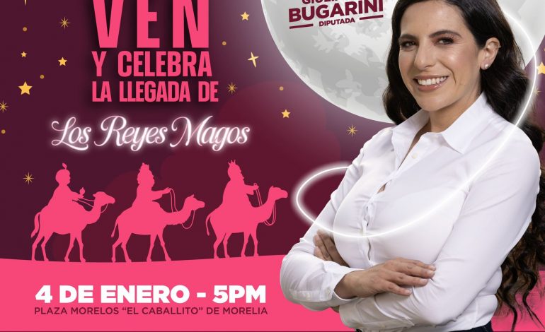 Diputada Giulianna Bugarini celebrará Día de Reyes con entrega de juguetes en la Plaza Morelos, ‘El Caballito’