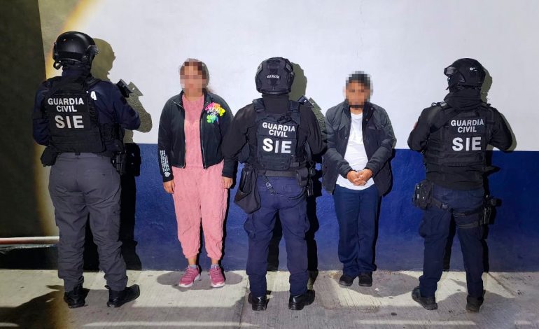 Tras cateo, SSP y FGR detienen a 2 personas en Villas del Pedregal