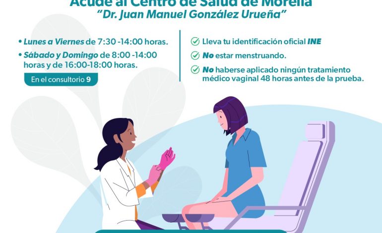 SSM ofrece pruebas gratuitas de Papiloma Humano en Centro de Salud de Morelia