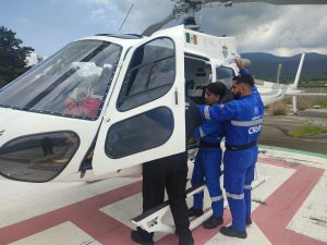 SSM realizó en 2024 más de 140 traslados en ambulancia aérea