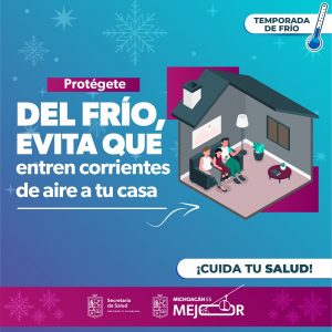 Sigue estos consejos de la SSM para protegerte del frío en tu hogar