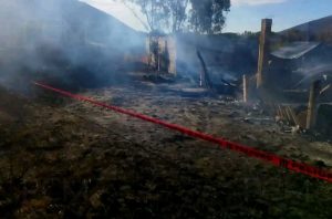 Hombre de la tercera edad murió calcinado en Maravatío.