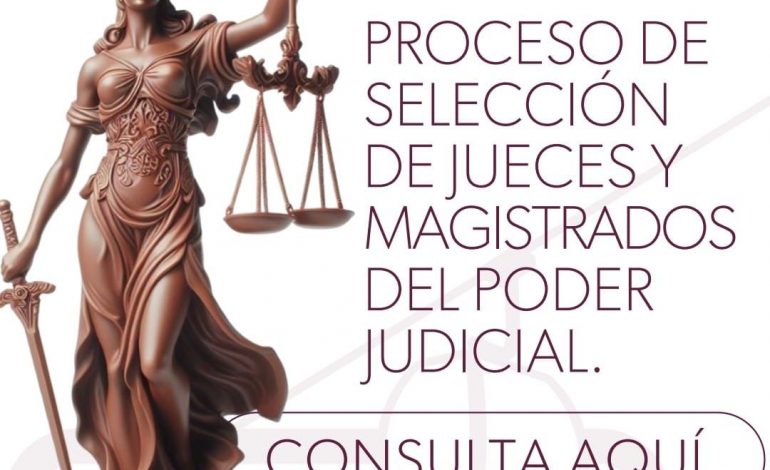 Inicia inscripción para magistrados y jueces del Poder Judicial.