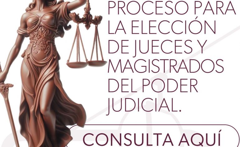 Inicia inscripción para magistrados y jueces del Poder Judicial.
