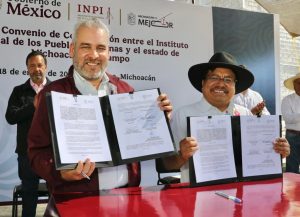 Desde Michoacán se relanza política indigenista a nivel nacional: Bedolla.<br>