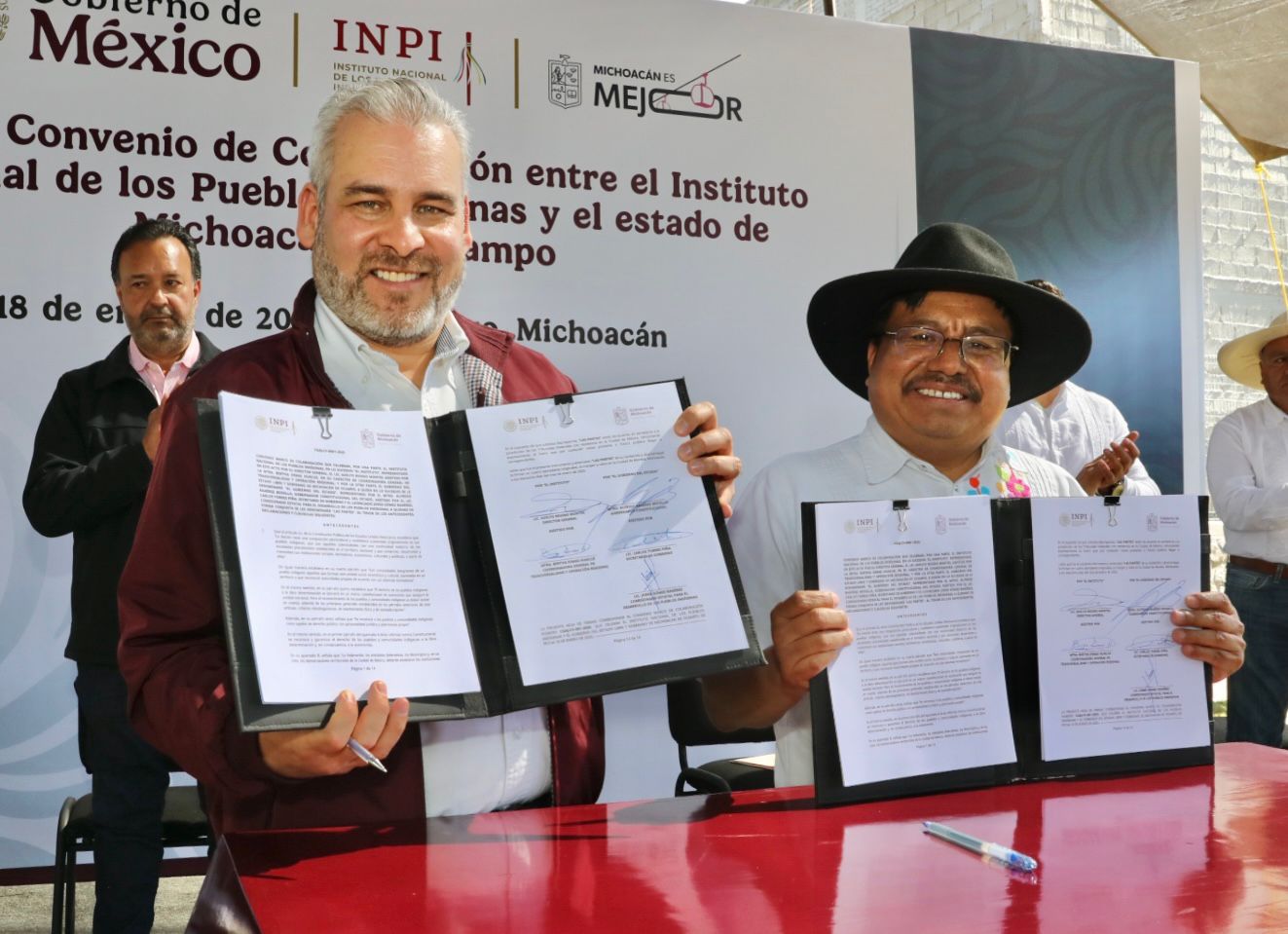 Desde Michoacán se relanza política indigenista a nivel nacional: Bedolla.
