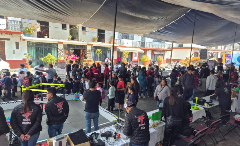 Se realiza Encuentro Regional de Ciencia y Robótica en Tzintzuntzan