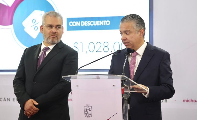 En enero, pagados 614 mil refrendos: Bedolla