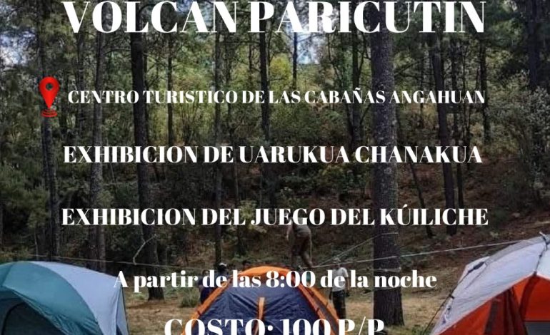 Angahuan celebra 82 años del volcán Paricutín