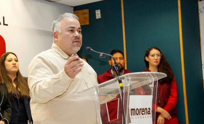 Michoacán será referente nacional en afiliación de Morena: Jesús Mora