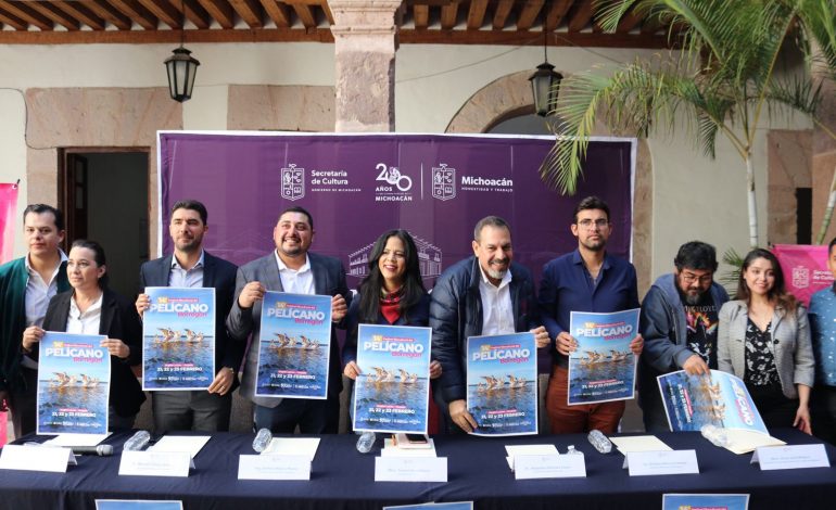 Michoacán refuerza conservación del pelícano borregón; presentan Festival Biocultural 2025