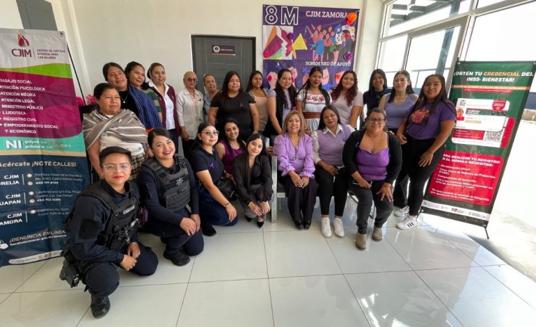 Realiza CJIM Zamora feria de la salud dirigida a usuarias y mujeres de la región