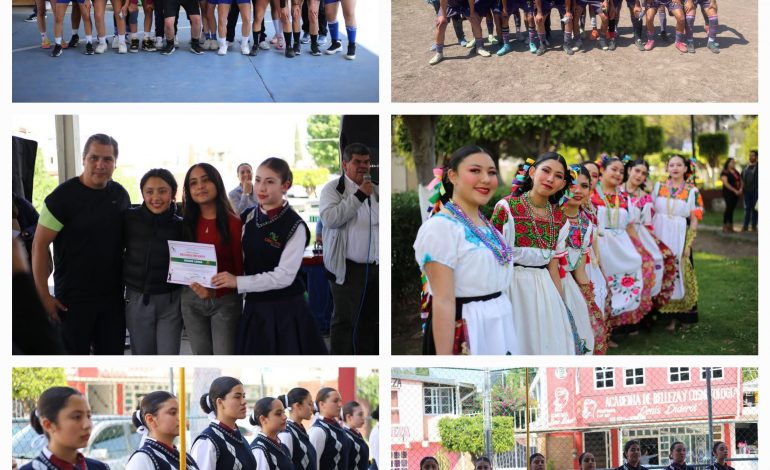 CECyTE 17 Ciudad Hidalgo Brilla en Jornada Regional Deportiva y Cultural en Maravatío