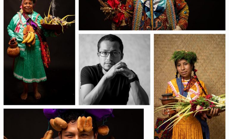 Tianguis de Uruapan estrena primera muestra fotográfica de indumentaria tradicional.