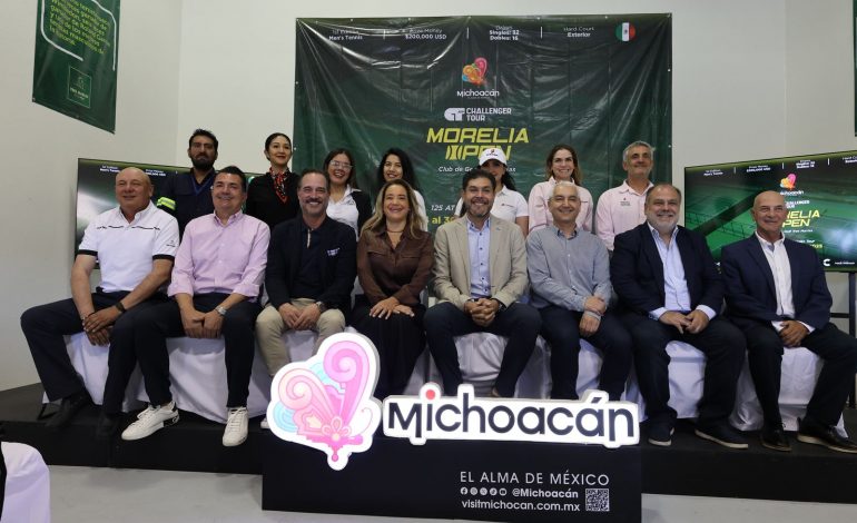 Michoacán, sede del torneo de tenis Morelia Open Challenger Tour