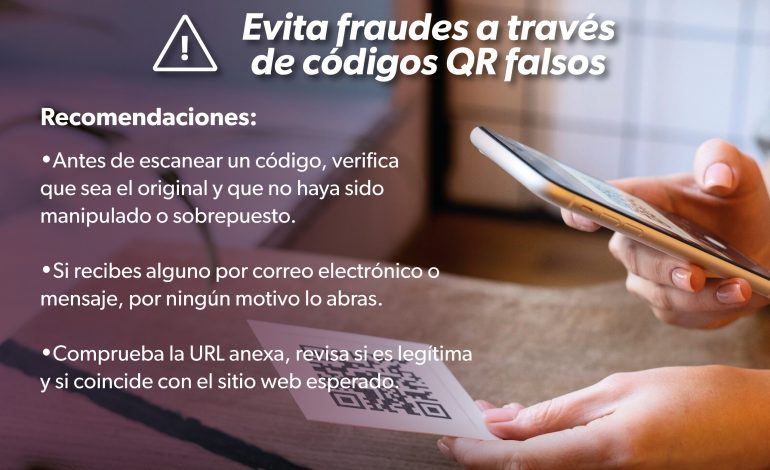 Alerta por fraudes mediante códigos QR: SSP