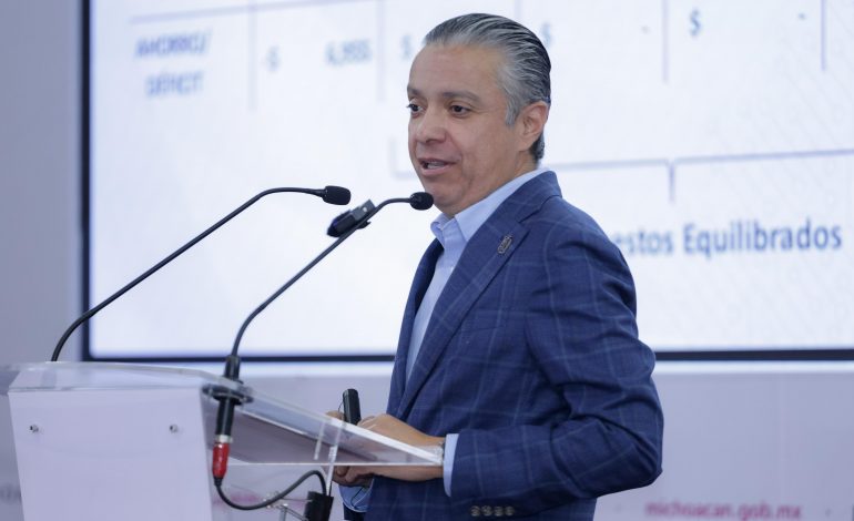 Michoacán duplica ingresos propios sin nuevos impuestos: Navarro García.