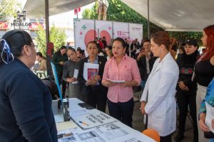 Jeovana Alcántar, asistió a la Feria de la Salud, en el marco del Día Internacional del Riñón.
<br>