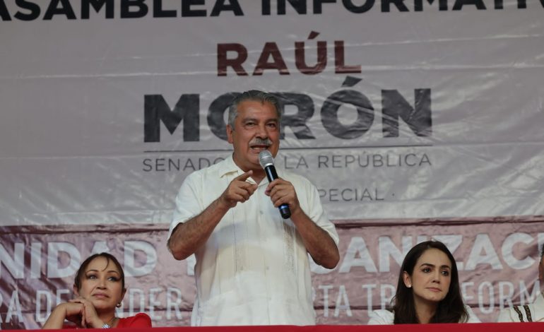 Convoca Raúl Morón a la unidad y organización por la transformación de Michoacán.