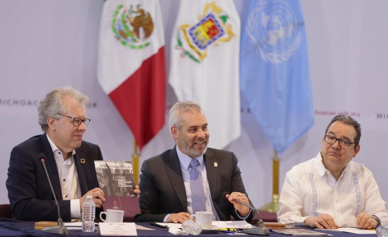 Michoacán y la ONU en México fortalecen cooperación en el marco de la Agenda 2030.