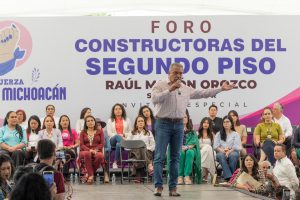 Mujeres michoacanas se suman a llamado a la unidad de Raúl Morón.