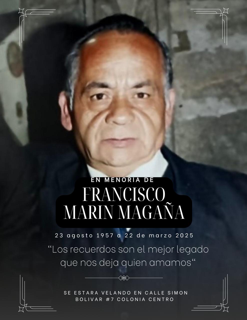 Un Ángel en el Cielo: El Maestro Francisco Ruben Marín Magaña, Músico de Dios.