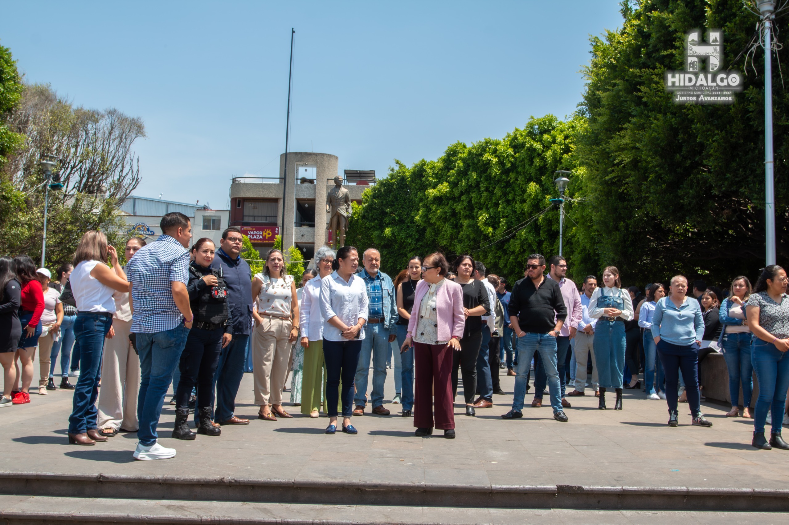 Personal del Ayuntamiento, participó en el Primer Simulacro Nacional de Sismo 2025.