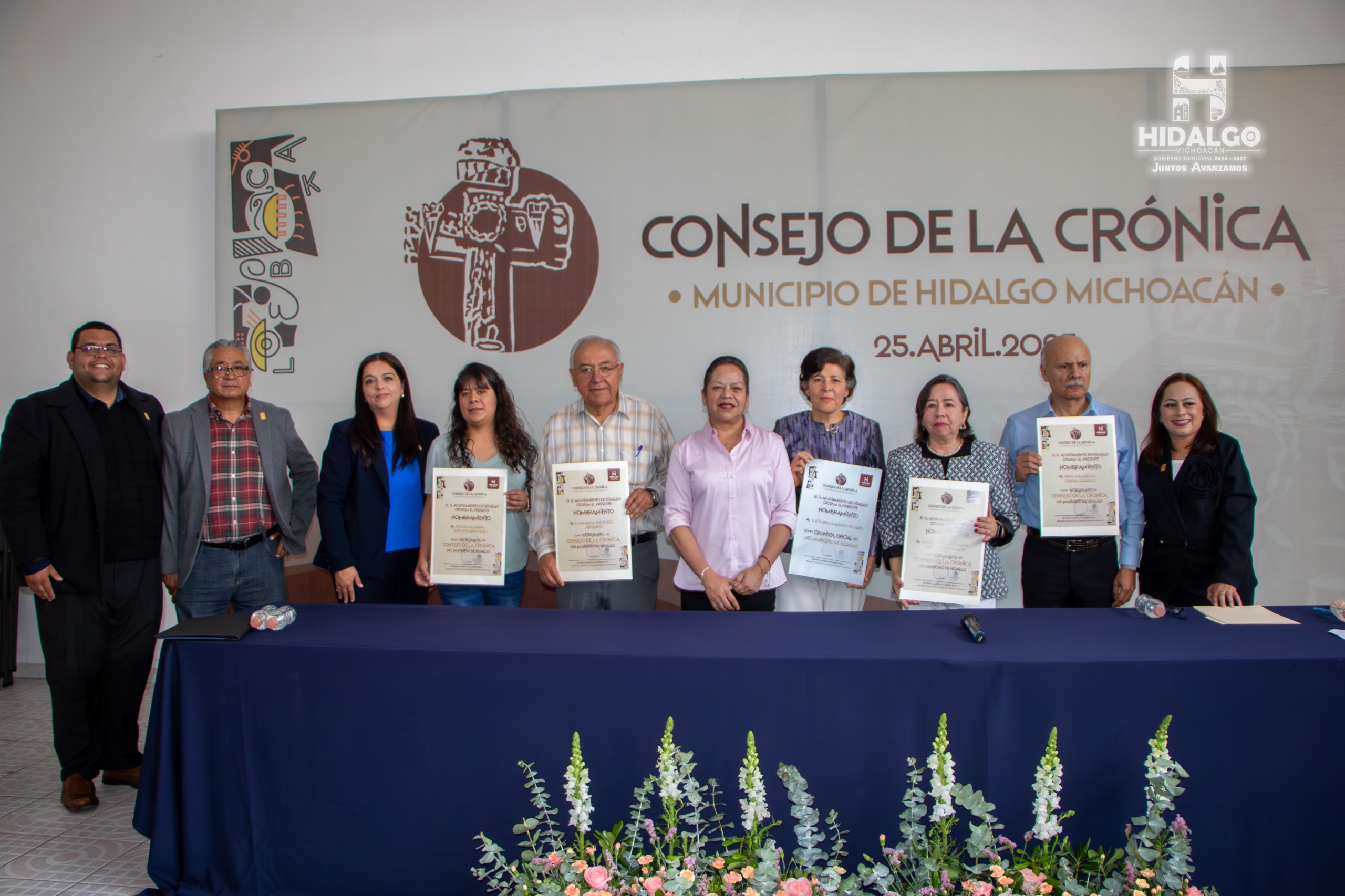 ​Jeovana Alcántar, tomó protesta a los nuevos integrantes del Consejo de la Crónica Municipal.
