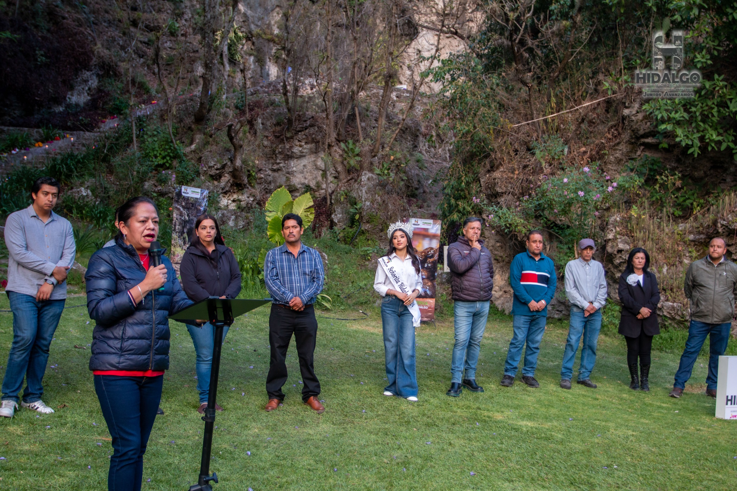 Jeovana Alcántar asistió al Festival Leyendas Subterráneas en las Grutas de Tziranda
