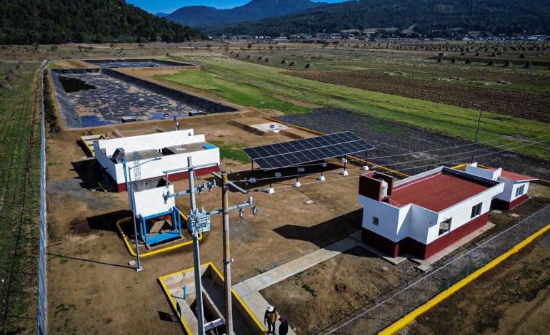 Rehabilitación de planta tratadora de aguas residuales de Sevina con un 90 % de avance.