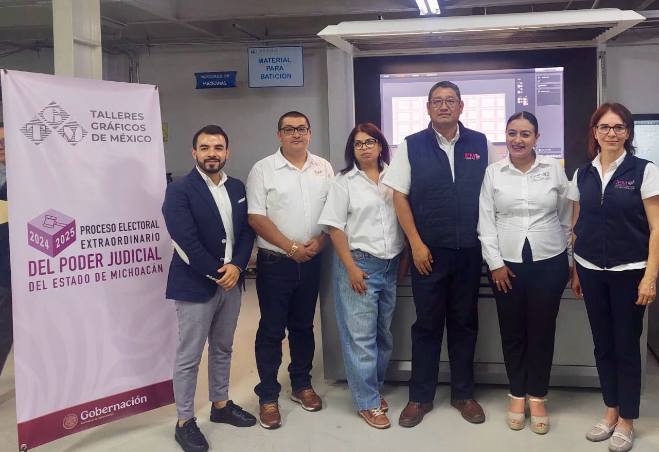 CORRE PAPEL Y TINTA PARA MICHOACÁN: INICIA IMPRESIÓN 
DE BOLETAS PARA EL 1 DE JUNIO