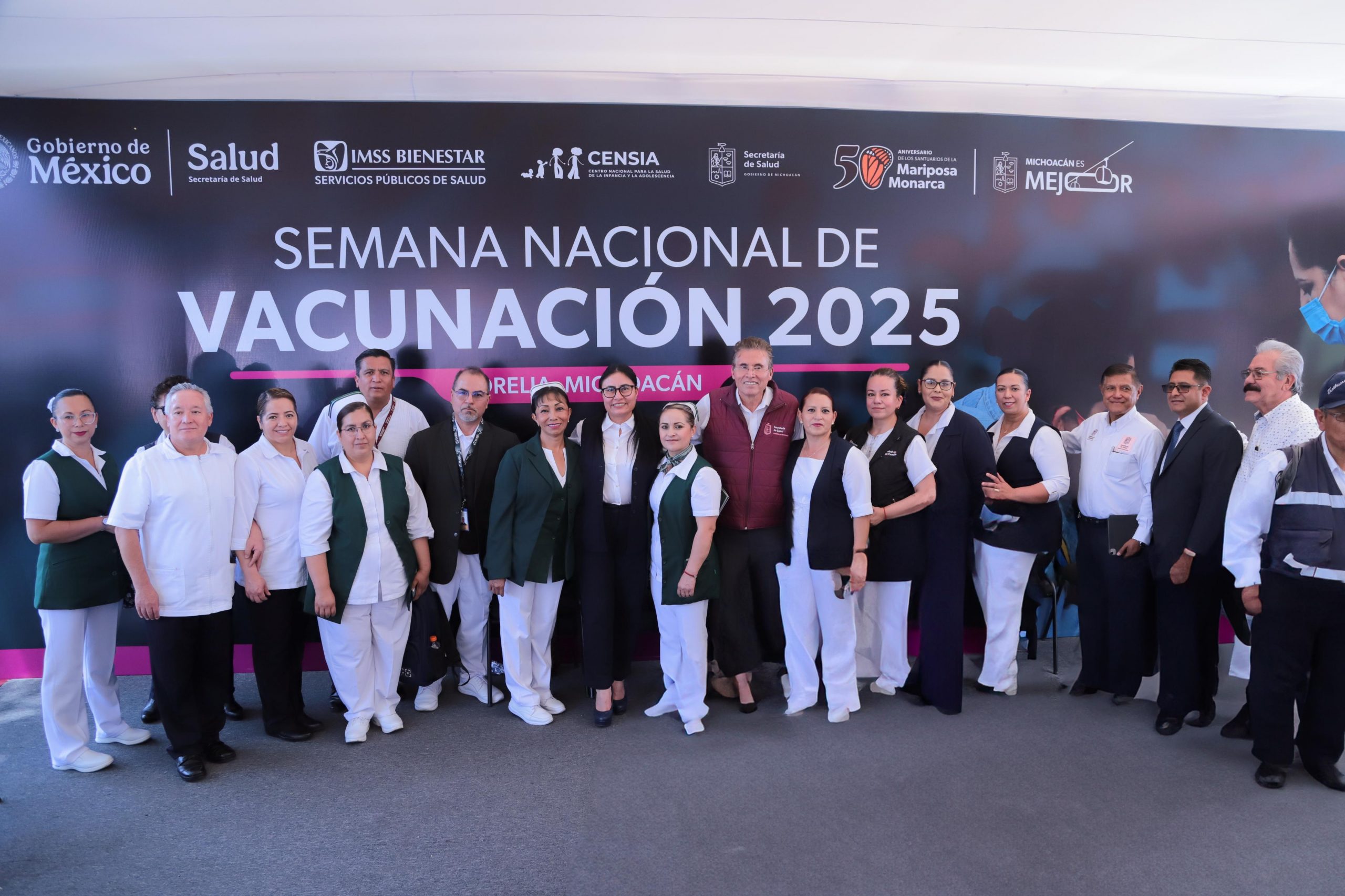 Aplicarán casi 80 mil dosis en Michoacán, por Semana Nacional de Vacunación.