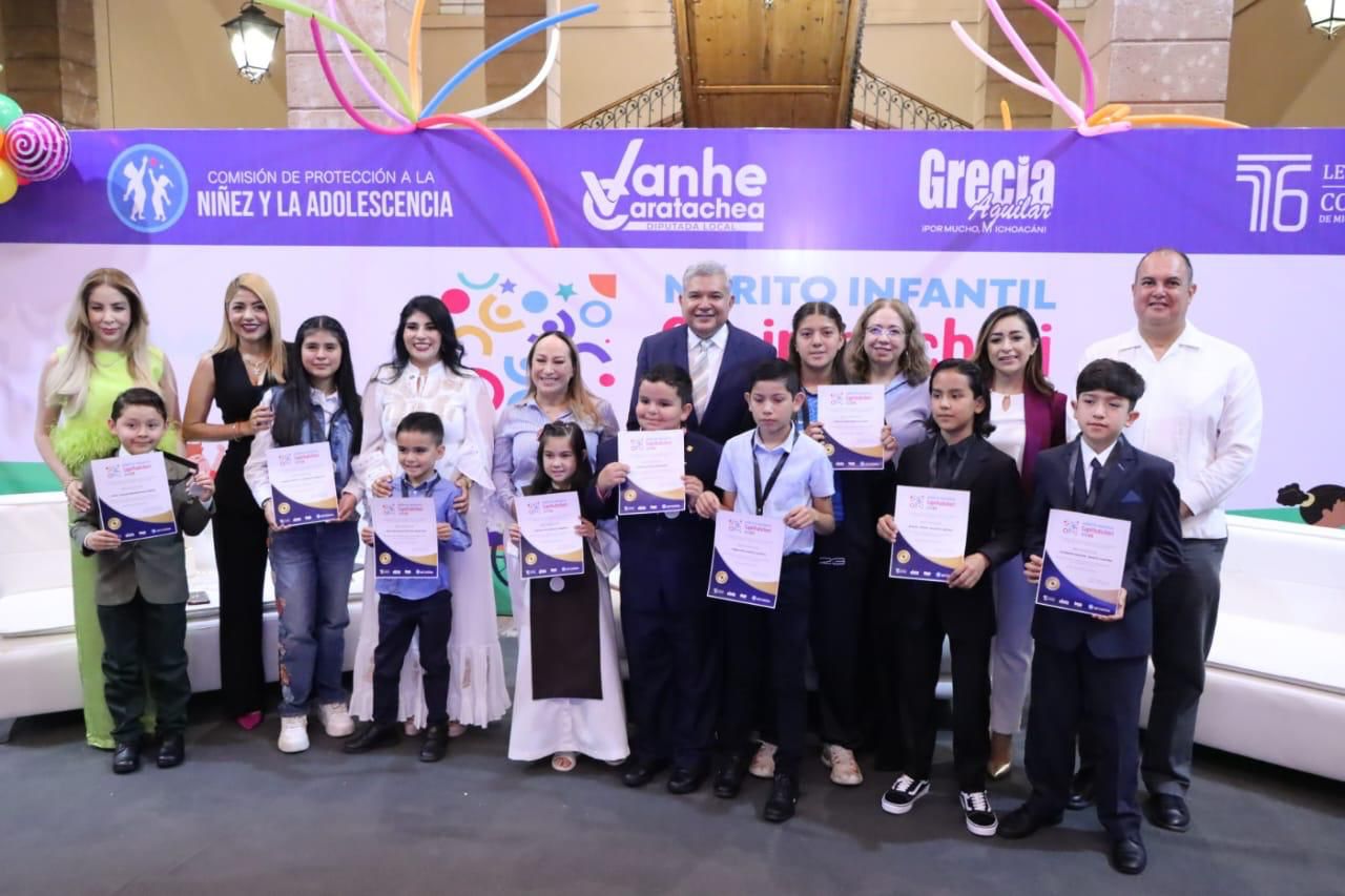 Celebra Belinda Hurtado a la niñez michoacana en el marco del “Mérito Infantil Sapirhaticheri 2025”