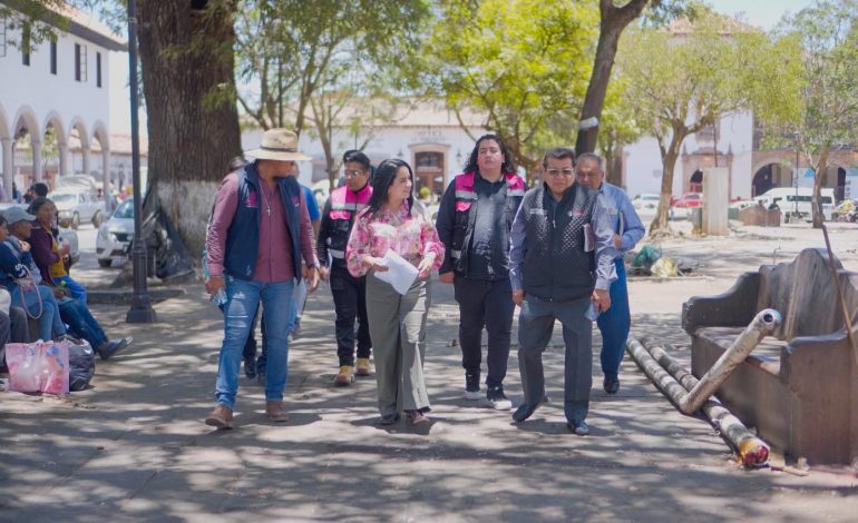 Inicia la gran transformación de la plaza Gertrudis Bocanegra: Gladyz Butanda