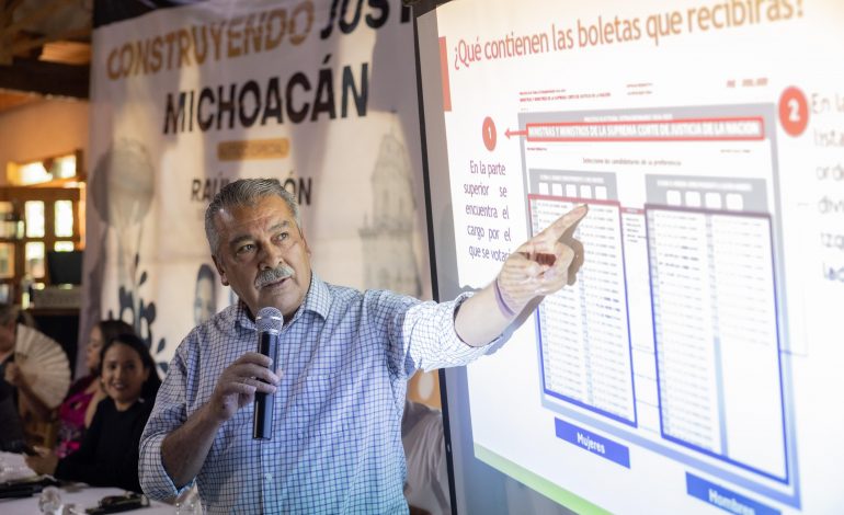 Consolida Raúl Morón ventaja en la contienda por la gubernatura de Michoacán