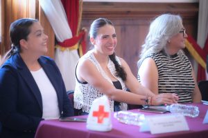 Cruz Roja reconoce respaldo del Congreso; Giulianna Bugarini agradece al pueblo