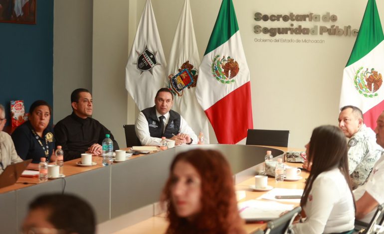 Fiscalía de Michoacán alista participación en estrategia de seguridad de cara al Proceso Electoral Judicial 2025