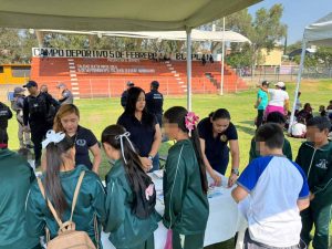 Promueve FGE derechos de las infancias y adolescencias en la Feria de Seguridad, llevada a cabo en Huandacareo