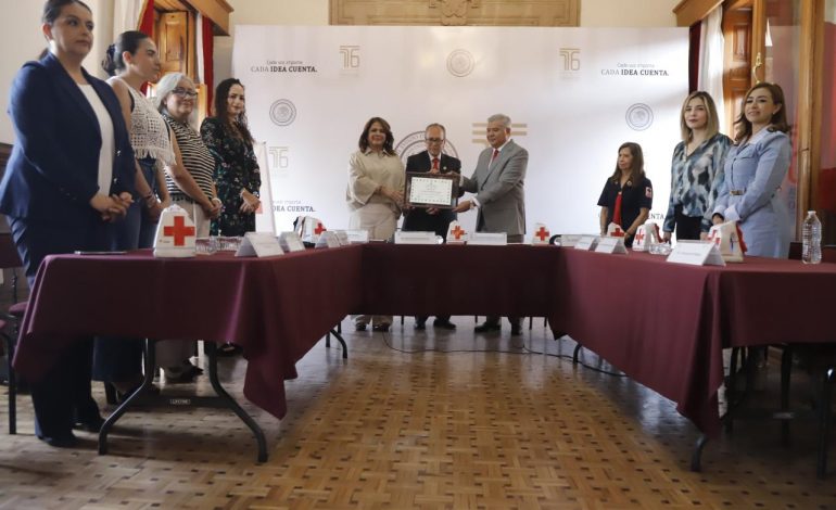 Participa Congreso del Estado en la “Colecta Nacional 2025”de la Cruz Roja