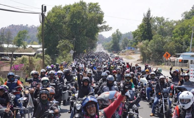 Concluye con éxito la XXII Caravana Motociclista de Don Mundo en Zitácuaro