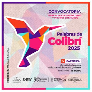 Últimos días para postularse a la convocatoria Palabras de Colibrí 2025