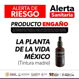Alerta SSM comercialización ilegal del producto “La planta de la vida México”