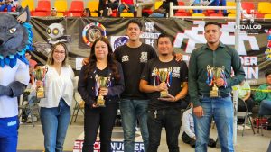 ​Fernanda Marín Monroy, en representación de la Presidenta Municipal, Jeovana Alcántar, inauguró el Cuarto Torneo Internacional de Robótica. ​