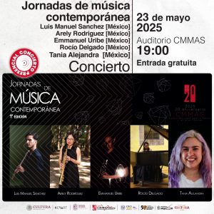 CMMAS presenta la Primera Jornada de Música Contemporánea